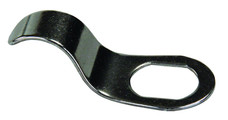 JR PRODUCTS 00195 CMPT LOCK FINGER PULL Universal Fit; Offset Type; Stainless Steel