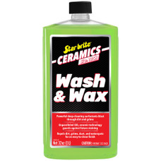 STAR BRITE 203532 CERAMIC WASH & WAX 32 OZ. Liquid; Remove Dirt/ Grime/ Grease/ Salt/ Fish Blood; 32 Ounce Bottle; Single