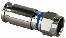 JR PRODUCTS 47291-25 RG6 COMP FITTINGS HD/SAT Use With RG6 HD/ Satellite Connection; Set Of 25