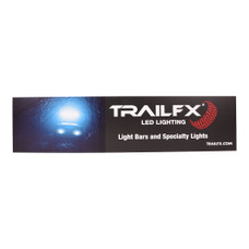 TRAILFX LEDHEADER TFX LED LIGHTING 3FT POG HEADER 46 Inch x 12 Inch; 3 Millimeter PVC