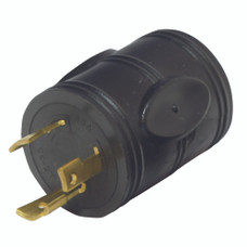 VALTERRA LLC A10-G3030A RV30AF ADAPTER PLUG For Connecting 30 Amp Generator To 30 Amp RV Power; 3 Prong Twist Lock Male; 30 Amp; Twist Lock; Not Waterproof; Without Lighted Ends; Without Handle