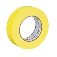 3M 06654 3M PART For Masking Before Painting; 1.42 Inch Width x 60 Yards Length; Yellow; Crepe Paper; Single