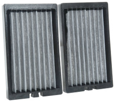 K&N FILTER VF2064 CABIN AIR FILTER (2 PIECE DESIGN) Washable; Non-Woven Synthetic