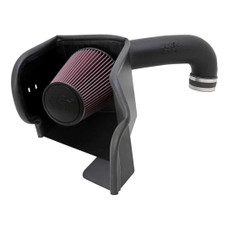 K&N FILTER 63-1561 CLD AIR KT 2010 DG RM 5.7 Black Polyethylene Tube; Red Filter; With Heat Shield