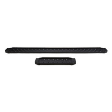 TRAILFX RBV10B RUNNING BOARD VAN SPRINTER TTB Powder Coated; Black; Steel; Unlighted; Frame Body Mount Bolts; 32 Inch Driver/ 96 Inch Passenger Lengths; 300 Pound Capacity