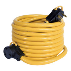 ARCON 11533 EXTENSION CORD 30A 25FT W/HAND Power Supply Cord; 3 Pin Male Plug And Female Socket Ends; 30 Amp; 25 Foot Length; Yellow; With Easy Grip Foldable Handle; cULus Certified