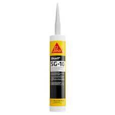 AP PRODUCTS 017-412771 SIKASIL SG-10 295 ML-CLEAR Used As Fast Curing Flexible Building Sealant; Compatible With Most Building Materials Without Priming; Silicone Sealant; Clear; 10.1 Fluid Ounce/ 295 Milliliter Cartridge; Single