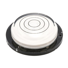 CAMCO 25573 BULLS-EYE LEVEL Bubble Type; Side-to-Side and Front- to-Rear Leveling; Screw On Mount; Single