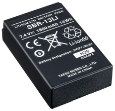 STANDARD SBR-13LI 7.4V 1800MAH LI-ION BATTERY PACK Lithium-Ion Battery; 7.4 Volts; 1800 mAH Capacity; For Use With HX870 Floating Handheld VHF Radio
