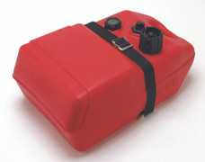 IMMI F05352 GAS TANK TIE-DOWN  1.5' X 6' Gas Tank/ Battery Box; 6 Foot Length x 1-1/2 Inch Width; With Buckle; Black; Polypropylene Webbing; Single