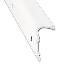 AP PRODUCTS 021-51103-16 ROOF TRIM MILL 16' EA Non-Insert Roof Rim Type; 1-1/8 Inch Height x 1/2 Inch Width x 16 Foot Length; Mill; Aluminum; Single