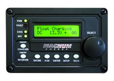 MAGNUM ME-RC50-L REMOTE CONTROL  STANDARD  ME/MS To Monitor And Operate The Inverter And Charger From Remote Location; LED Status Indicators And LCD Display Screen; Black; With 50 Foot Remote Cable