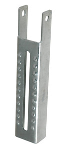 C.E. SMITH 10600G40 9-1/2' BUNK BRKT Edge Bunk Mount; 9-1/2 Inch Length; Galvanized; Steel; Single