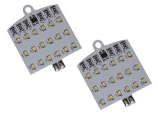 VALTERRA LLC DG724321VP 2PK FLAT 921 SW  180L Replacement For 906/ 921 Bulbs; 18 LED Flat Bulb; Warm/ Soft White; 180 Lumen/ 3500K/ 0.12 Amp/ 20 Watt Equivalent; Overhead/ Top Mount; Built-In Surge Protection; Pack Of 2; Retail Package