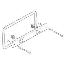 HUMMINBIRD 740174-1 IN DASH MOUNTING KIT  HELIX 7 Compatible With All HELIX 7 Models Except HELIX 7 G4N Models; With Bracket And Hardware