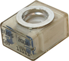 BLUE SEA 5187-BSS FUSE TERMINAL 200A Terminal Fuse; MRBF; 200 Amps; 58 Volts DC; Blue
