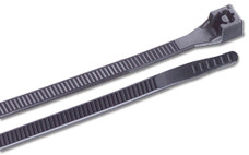 ANCOR 199211 CABLE TIE  11'  UVB  100PC 11 Inch Length; Standard; Black; UV Resistant; 75 Pounds Tensile Strength; Bag Of 100