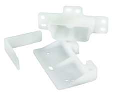 JR PRODUCTS 70985 DRAWER SLIDE REPAIR KIT Use For JR Products Cabinet Drawers Or Desk Drawer; Plastic; With Mounting Screws; Single
