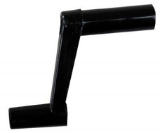 JR PRODUCTS 20215 1-3/8'PL WINDOW CRANK  BK Use With JR Products Windows; 1-3/8 Inch Size; Plastic; Black; With Replacement Screw
