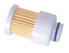 SIERRAMARINE 18-7979 FUEL FILTER OE Replacement; In-Line; Gasoline; 20 Micron Element; Tan; Single; Fits Mercury/ Mariner 75/ 90/ 115 HP Four Stroke Carbureted Outboards