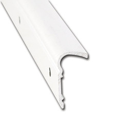 AP PRODUCTS 021-51101-16 ROOF TRIM P.WHT 16' EA Non-Insert Roof Rim Type; 1-1/8 Inch Height x 1/2 Inch Width x 16 Foot Length; Polar White; Aluminum; Single
