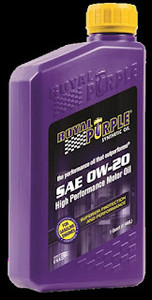 ROYAL PURPLE 21020 CANADIAN SAE 0W20 QT BTL SAE 0W-20; Synthetic; 1 Quart Bottle; Single; Canadian
