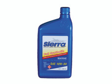 SIERRAMARINE 18-9690-2 10W30 SYNTHETIC OIL - QT SAE 10W-30; Synthetic; 1 Quart Bottle; Single; 4-Stroke Marine Engine Oil; NMMA FC-W/ API-SL Certified