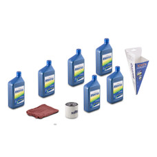 SIERRAMARINE 18-9393 OIL CHANGE KIT For Use With Yamaha Outboard F200/ F225/ F250 3.3 Liter Models; With Six 1 Quart 10W-30 FC-W 4-Stroke Oil/ Oil Pan Drain Gasket/ Oil Filter/ Funnel/ Shop Towel