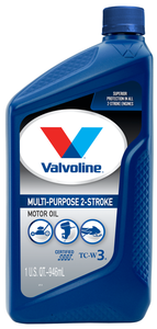 VALVOLINE 822384 MP 2 CYCL TC-W3 6/1 QT CS Used For 2-Stroke Engines; 1 Quart Bottle; Case Of 6