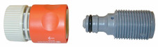 T-H MARINE QF-1K-DP OMC QUICK FLUSH KIT Used To Flush Away; For Out Board Motor; Earmuff Style With Round Cups; With Slide Valve/ Hose Quick Connector/ Washer; Fits Johnson/ Evinrude Motors