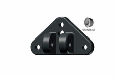LENCO 50015-001D MOUNTING BRKTSTANDARDUPPERW/SEAL Old Style Standard Upper Mounting Bracket; 3 Screw Holes/ 1 Wire Hole; Black; Single; With Gland Seal