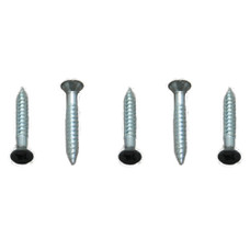 AP PRODUCTS 012-FSQ50BL 8X1-1/4 50PK 8X1-1/4' RECESS SCRE Self Tapping; #8 x 1-1/4 Inch Length; Flat Head Square Recess; Black; 50 Per Carton