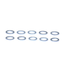 SPEEDFX 5461099 3/8' ALUM CRUSH WASHER (10PK) Round Hole; 3/8 Inch Inside Diameter; Natural; Silver; Aluminum; Set Of 10