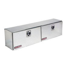 WEATHERGUARD 372-0-02 ALUMINUM HI SIDE-CLR Top Side; 2 Doors; Diamond Tread; Bright; Aluminum; 72-1/4 Inch Length x 13-1/4 Inch Width x 16 Inch Height