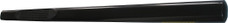 TRAILFX A1535B 4' OVAL NERF BAR BLK With Step Pads; 4 Inch Oval Straight; Powder Coated; Black; Mild Steel; With Welded End Caps; Rocker Panel Mount