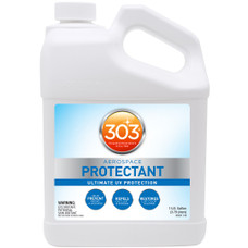 303 PRODUCTS 30320 303 UNIVERSAL AEROSPACE PROT 128OZ 1 Gallon Jug; Single; Used For Vinyl/ Synthetic And Natural Rubber/ Plastic/ Finished Leather/ Gel-Coat/ Fiberglass/ Carbon Fiber