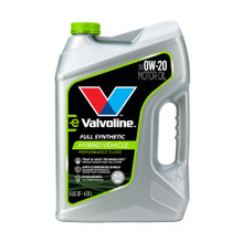 VALVOLINE 898664 VAL HYBRID FULL SYN 0W20 3/5 QT SAE 0W-20; Full Synthetic; 5 Quart; Single; Hybrid Electric Engines