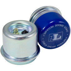 DUTTON 21842 BEARING PRTCTRS W/DUST CVRS PR Fits 1.98 Inch Hub Bore Outer Bearing Model L44643; Zinc Plated; Steel; With Two Dust Cover; Built-In Pressure Relief Valve; Set Of 2
