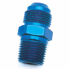 SPEEDFX 560816 -8AN X1/4NPTF BLU ST FL TO PIPE ADP Straight; -8AN x 1/4 NPTF; Blue; Anodized Aluminum; Single