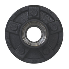 HUSKY TOWING 33083 3.5K 5-4.50 IDLER;L68111/L44610; BS Idler Hub; 3500 Pound Capacity; 5 x 4-1/2 Inch Bolt Pattern; Black Push-In Studs; Single