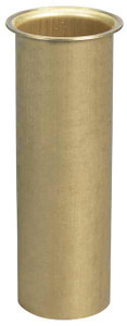 MOELLER 021003-1500D DT BRASS L15' X 1'OD For Use With Snap-Tite/ Turn-Tite/ Trail-N-Bail Drain Plug; Flanged 90 Degree On One End; Boat Transom/ Boat Motorwell/ Boat Livewell/ Boat Baitwell Mount; 1 Inch Outside Diameter; 15 Inch Length; Brass