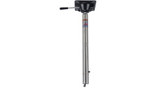 SPRINGFIELD 1642008 SPRINGLOCK POWER ST-UP REG CY Adjustable Height Pedestal; 22 Inch To 28-1/2 Inch Post Height; 1-3/4 Inch Post Diameter; Polished; Stainless Steel Post And Aluminum Seat Mount; ABYC Code H-31 B; With Seat Mount
