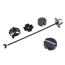 LOWRANCE 000-10606-001 KAYAK SCUPPER TRANSDUCER MNT Use To Mount Skimmer Transducer In Most Any Scupper Opening; Compatible With HDS?«  Elite?äó  Mark?äó And X-Series Lowrance Skimmer Transducer; No Adhesives Needed; Transducer Sold Separately