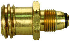 JR PRODUCTS 07-30125 POL TO QUICK CONNECT ADAP Female Quick Connect x Male POL (Prest-O-Lite); Use With Older Style LP Bottles For New Style Connections; With O-Ring