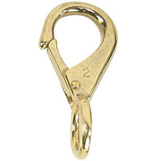 WHITECAP IND S-1121C SNAP BRONZE FAST EYE-2-7/8' Fixed Eye; 5/16 Inch Hook Size; 5/8 Inch Ring Diameter; 2-7/8 Inch Length; Bronze; Single; For Salt Water Use