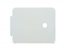 B&B MOLDERS 94184 REPL DR 6.5X8 W/VERM DR Replacement Hatch Door Only Without Vermin Access; Fits Any B&B Molder Hatch With 6.5 Inch x 8 Inch Door; Polar White; Plastic; UV And Impact Resistant