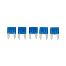 BUSSMANN BP/ATM-15-RP 5PK BP/ATM-15 FUSES Blue Blade; ATM; 15 Amp; Pack Of 5; With English/ Spanish/ French Language Blister Packaging