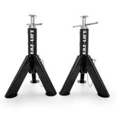 CAMCO 48860 EAZ-LIFT TELESCOPIC JACK  SET OF 2 Use To Stabilize Motorhome/ Travel Trailer or Camper While Parked; Manual; 6000 Pound Capacity; Adjustable 16 To 30 Inch Height; Telescopic