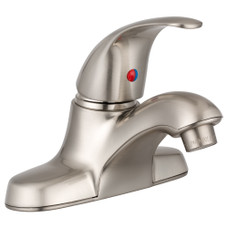 DURA FAUCET DF-NML210-SN HDSNGL LVR FAUCET NICKEL Used For Lavatory; Single Piece Deck Mount; Heavy Duty Arc Spout; Single Lever Handle; Brushed Satin Nickel Plated; Stainless Steel Ball Valve; Less Pop-Up
