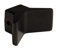 C.E. SMITH 29551 Y-STOP 3X3' 3 Inch Length x 3 Inch Width; Black; Rubber; Single; 6-5/8 Inch Span; 1/2 Inch Bolt